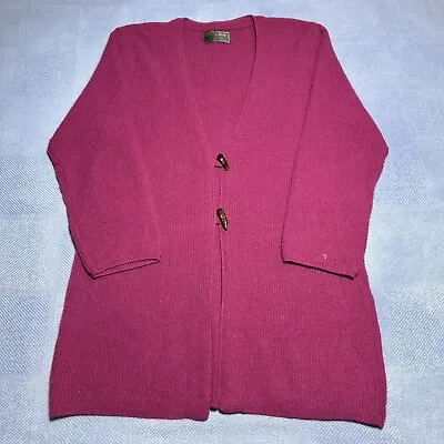 Buy Silvia Y Mario Angora Merino Wool Blend Cardigan Sweater Women’s Size Large • 27.50£