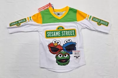Buy Sesame Street Elmo Cookie Monster Headgear Classics Kids Youth Hockey Jersey • 15.75£