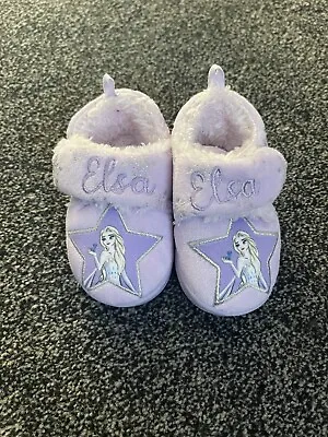 Buy Girls Official Disney Frozen Slippers Kids Size 4 • 8£