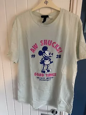Buy H&M Disney Mickey Mouse T Shirt Unisex Size Medium • 4.99£