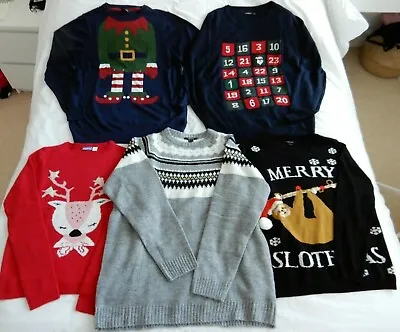 Buy Christmas Jumpers Bundle, 5 Pieces For Family With Teenagers Or For Friends • 25£