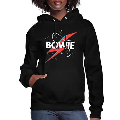 Buy David Bowie Lettering Starry Sky With Lightning Women's Hoodie • 44.54£