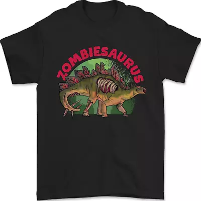 Buy Zombiesaurus Zombie Dinosaur Stegosaurus Mens T-Shirt 100% Cotton • 8.49£