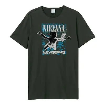 Buy Amplified Unisex Adult Nevermind Nirvana T-Shirt GD1419 • 31.59£