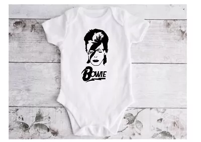 Buy Baby Vest, David Bowie, Music, Bands, Children's Clothing • 9.99£