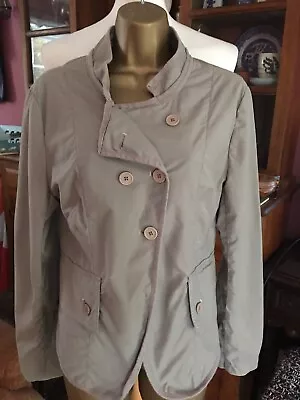 Buy Gussine Fitted Military Style Jacket. Medium. Light Khaki Green. • 3£