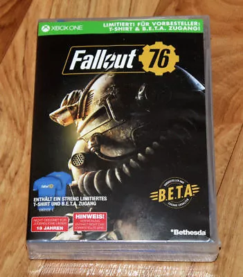 Buy Fallout 76 Rare Limited Preorder Box T-Shirt Beta Xbox One PS4 NO GAME 2 3 4 • 71.92£