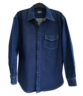 Buy Lee Cooper Dark Denim Shirt Jacket M • 9.99£