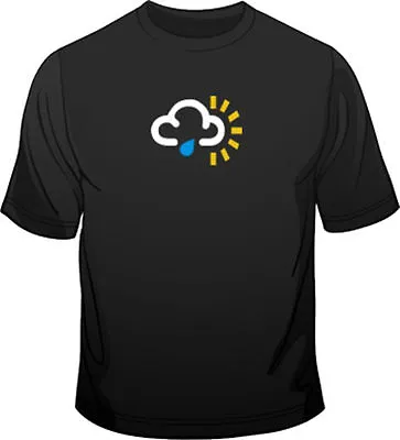 Buy Weather Symbol Sunny Spells With Showers Mens Loose Fit Cotton T-Shirt  • 9.99£