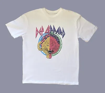 Buy Def Leppard Oversized White T-Shirt, Official Merchandise, Gift For Def Leppard • 9.95£