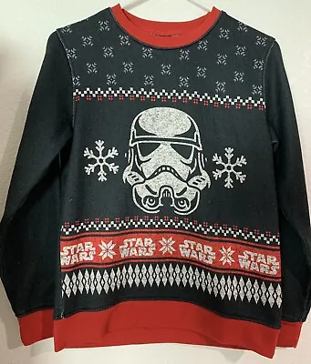 Buy Star Wars Ugly Christmas Children's Unisex Black Sweatshirt • 12.60£