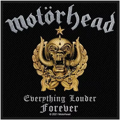 Buy MOTORHEAD Patch: EVERYTHING LOUDER FOREVER: Album Official Licenced Merch Gift • 3.95£