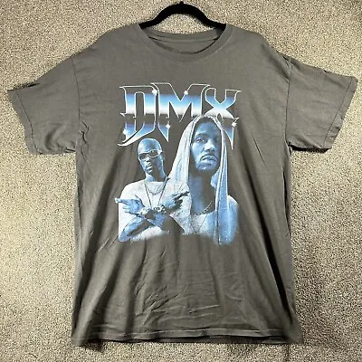 Buy DMX Hip Hop Artist Mens Short Sleeve Black Tshirt Size Large • 19.99£