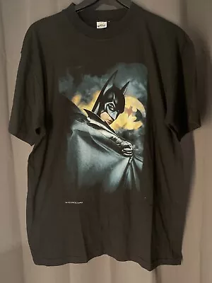 Buy Vintage BATMAN FOREVER T-Shirt Men's Large 1995 • 40£