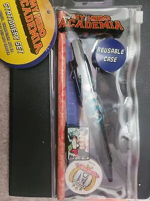 Buy My Hero Academia- Merch- Resuabke Pencil Case And Stationery Set • 7.99£