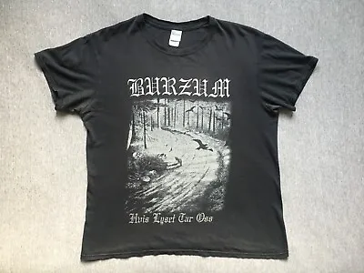 Buy Vtg 1998 1burzum Hvis Lyset Tar Oss Shirt Mayhem Darkthrone Black Metal Og Rare • 119.96£