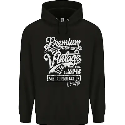 Buy Aged To Perfection Vintage 49th Birthday 1975 Mens 80% Cotton Hoodie • 19.99£