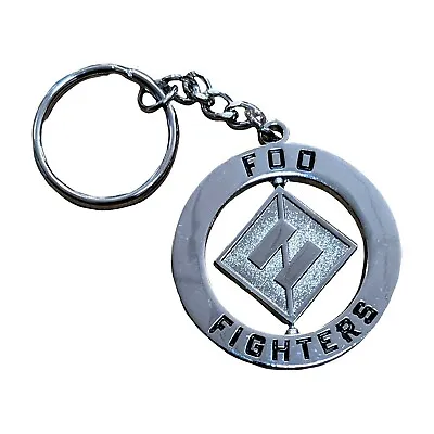 Buy Foo Fighters Spinning Metal Keyring - Ex Tour • 10.99£