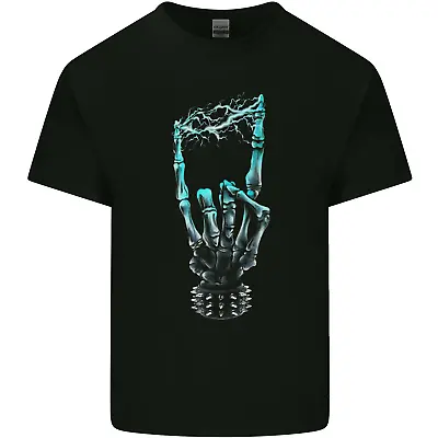 Buy Electric Rock Music Hand Guitar Heavy Metal Kids T-Shirt Childrens • 7.99£
