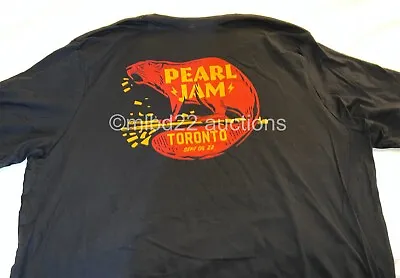 Buy PEARL JAM - Sept 8 Toronto 2022 - XL Beaver T-Shirt - Gigaton Canada Vedder • 113.39£