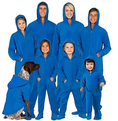 Buy Family Matching Brilliant Blue Hoodie Fleece One Piece • 18.25£
