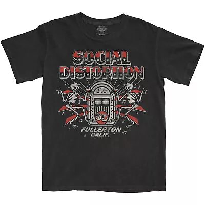 Buy Social Distortion Jukebox Skelly T-Shirt SIZE - XL • 11£