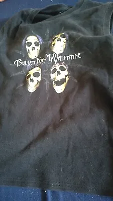 Buy Bullet For My Valentine Sleeveless T-shirt Size Small 2006 Tour • 5£