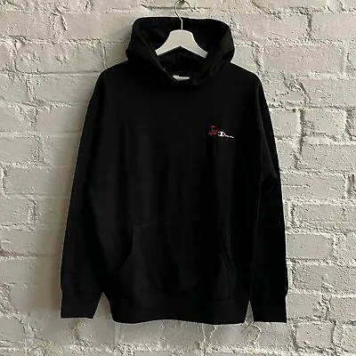 Buy Actual Fact MF Doom Champion Embroidered Black Hoodie • 35£