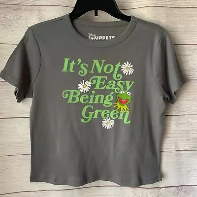 Buy Disney The Muppets Kermit The Frog Graphic T-shirt IT'S NOT EASY BEING GREEN Med • 7.56£