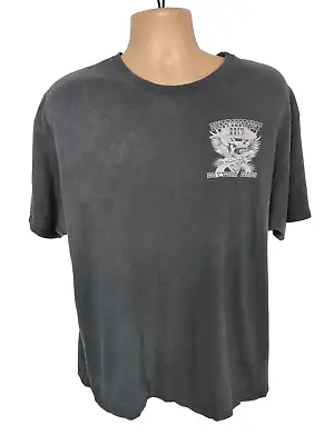 Buy Mens Biketoberfest 2014 Daytona Beach Black Skull Graphic Biker T Shirt Size Xl • 9.99£