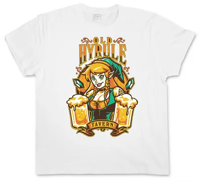 Buy OLD HYRULE TAVERN II T-SHIRT Link Gameboy Legend Game Retro Zelda Triforce Logo • 21.54£