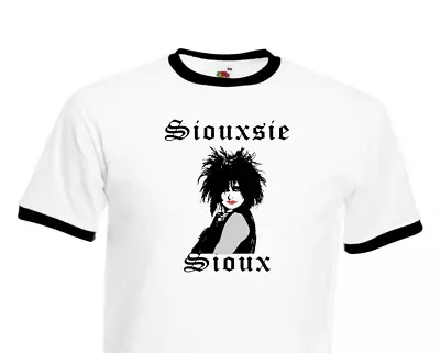 Buy Siouxsie Sioux, Siouxsie And The Banshees  T Shirt, Punk Rock,  Cotton Ringer • 16.99£