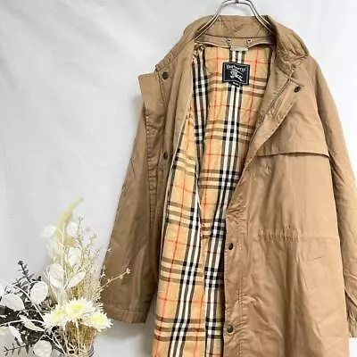 Buy Burberry Coat Jacket Outer M Nova Check Simple Women's • 139.36£