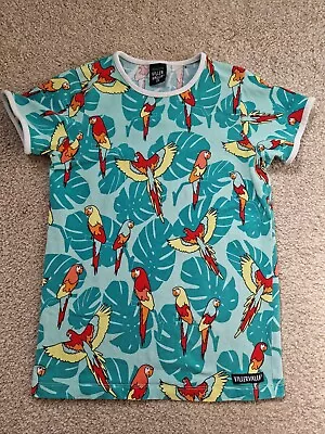Buy Villervalla Parrots Blue, Green T-Shirt Size 134 / 8-9 VGUC • 3.99£