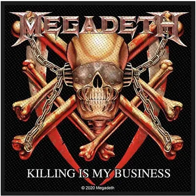 Buy MEGADETH Patch: KILLING IS MY BUSINESS: Album Vic Rattlehead Official Merch £pb • 4.25£