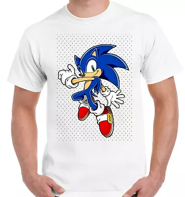 Buy Sonic The Hedgehog T Shirts Kids Men Women Birthday Gift Personalise 100% Cotton • 9.49£