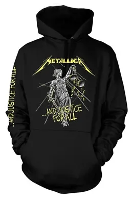 Buy Metallica And Justice For All Tracks Pull Over Hoodie OFFICIAL • 44.89£