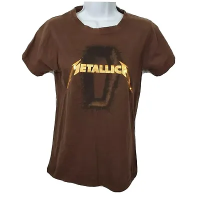 Buy Metallica Women's T-shirt Death Magnetic Size XL Brown • 28.53£