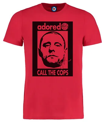 Buy Adored Shaun Ryder Happy Mondays Call The Cops Pop Art T-Shirt  - 4 Colours • 19.99£
