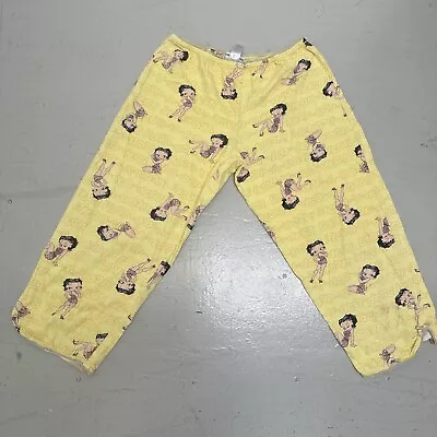 Buy Vintage Y2K Betty Boop Multi Color Print With Bows Pajama Short Pants Size XL • 24.02£