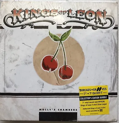 Buy Kings Of Leon - Molly’s Chambers Sealed 7'' Record + Large Tshirt • 49.99£