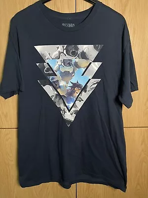 Buy Vintage Blizzard Entertainment Jinx Overwatch Blue T-Shirt Large L • 69.99£