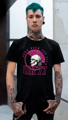 Buy Deadstar Clothing 'punk Rock For Life' Men's Black T-shirt Size Xl *retro *new • 12.50£