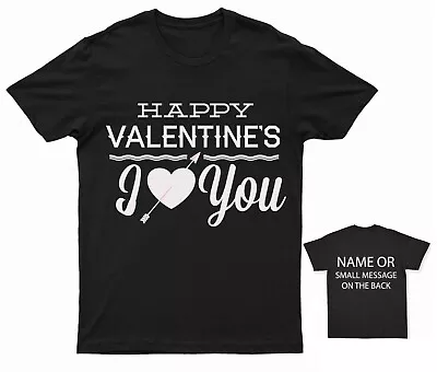 Buy Happy Valentine's I Love You Valentines Day T-Shirt • 13.95£