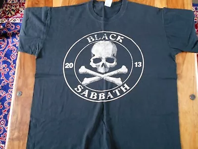 Buy BLACK SABBATH-  OFFICIAL  2013  TOUR T- SHIRT SIZE XL 48  INCH ,metal, Rock.OZZY • 15.99£