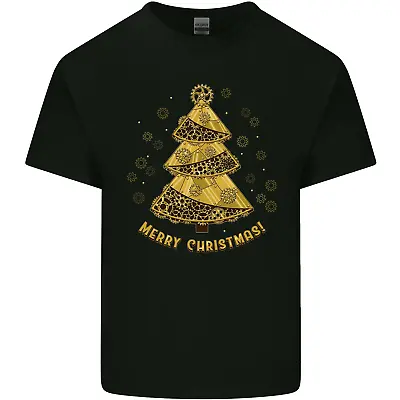 Buy Steampunk Christmas Tree Mens Cotton T-Shirt Tee Top • 7.99£