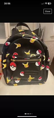 Buy Pokemon Mini PU Leather Backpack - OFFICIAL LICENSED MERCH - BRAND NEW WITH TAGS • 35£