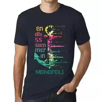 Buy Men's Graphic T-Shirt Endless Summer In Monopoli Eco-Friendly Limited Edition • 23.99£