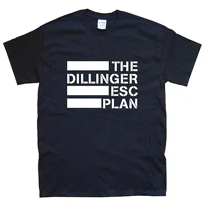 Buy DILLINGER ESCAPE PLAN T-SHIRT Sizes S M L XL XXL Colours Black, White  • 15.59£