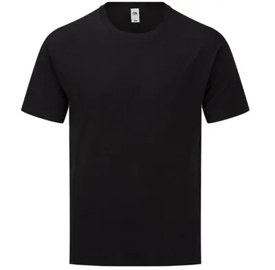 Buy Brand New 2 X Mens Black Fruit Of The Loom T Shirt. 100% Cotton. Size XL. • 8.99£